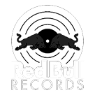 Logo of a record label with a vinyl record and text 'Records' inside a circular design.