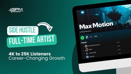 From 4K to 25K+: How We Helped Max Motion Turn His Full-Time Music Dream into Reality