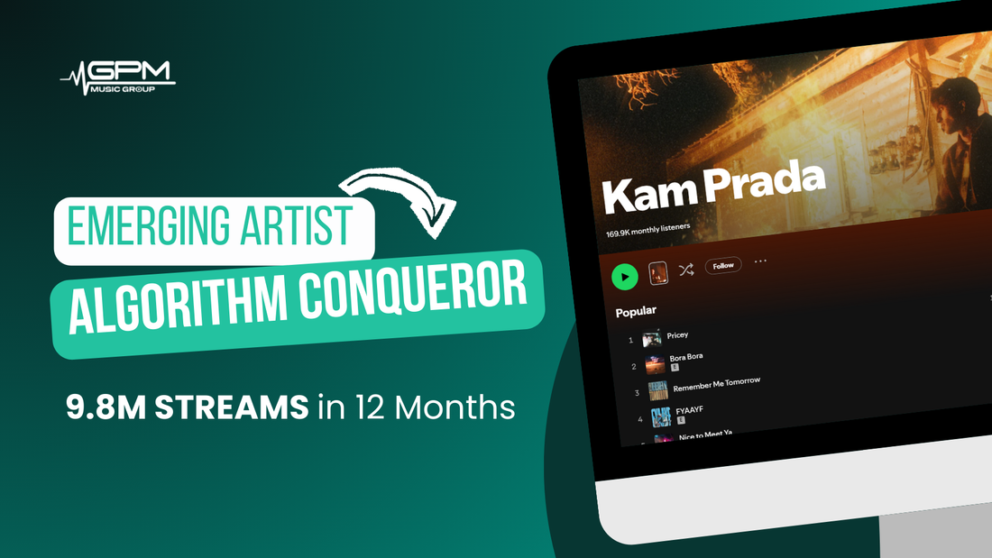 From Discovery to 9.8M+ Streams: How We Turned Kam Prada into a Spotify Success Story
