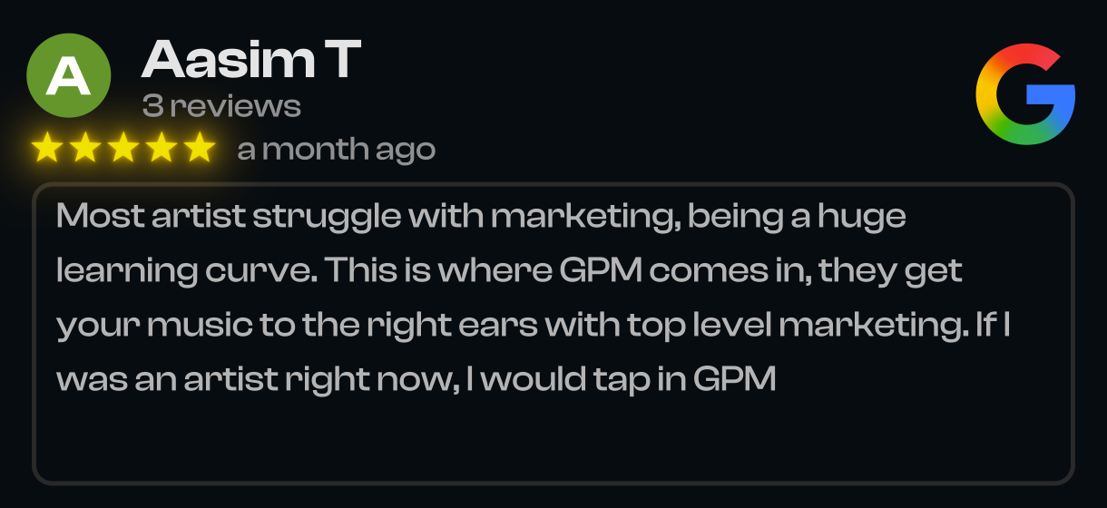 GPM Music Group Reviews