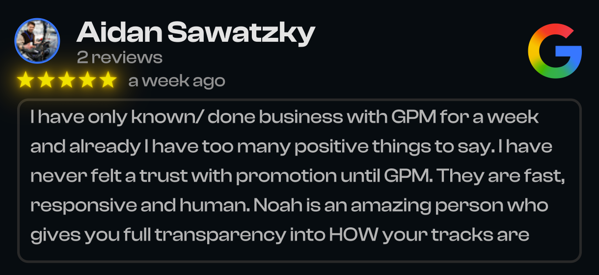 GPM Music Group Reviews