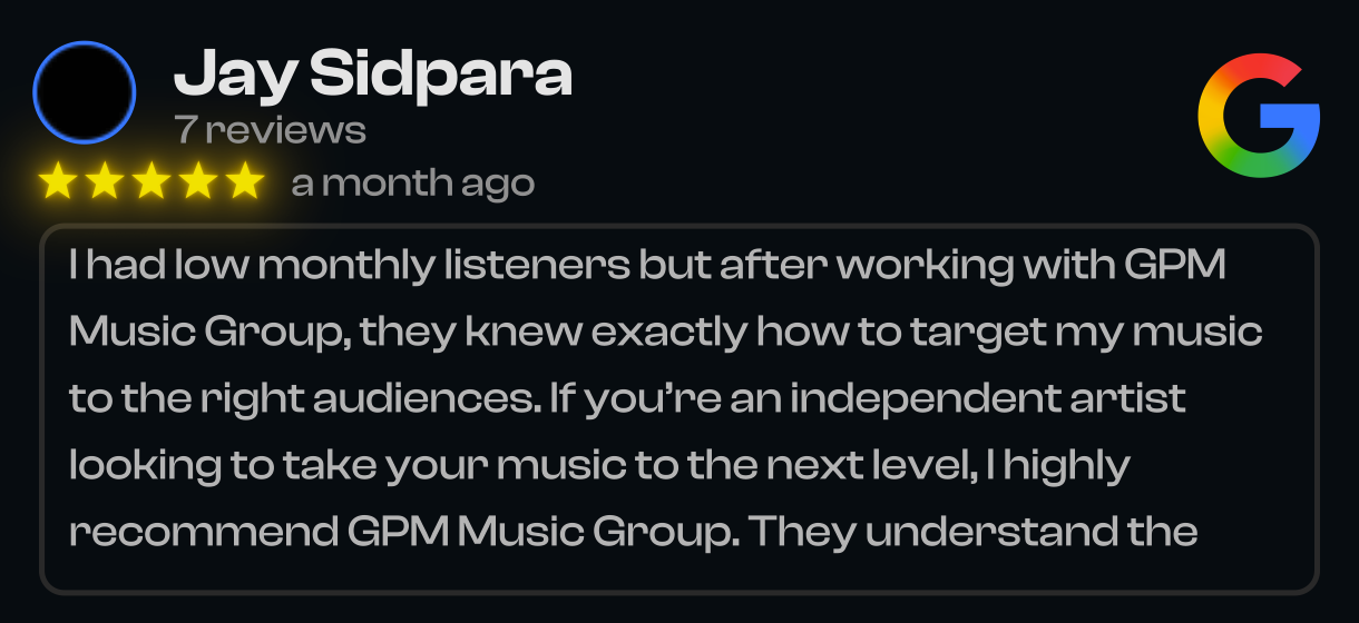 GPM Music Group Reviews